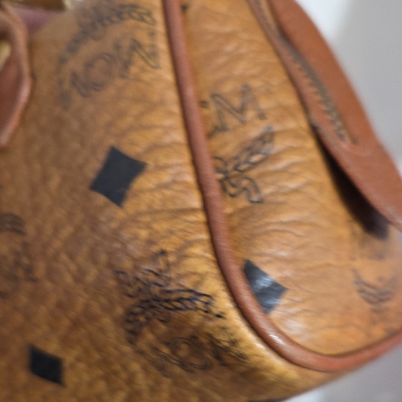 MCM Tan Leather Mini Bag with Chain Strap - Picture 6 of 13